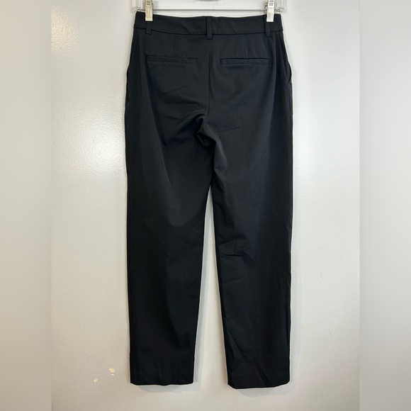 NWT Lilly Pulitzer Black Noir Travel Trousers/Pants Straight Leg UPF 50 Size 0 - Picture 5 of 10